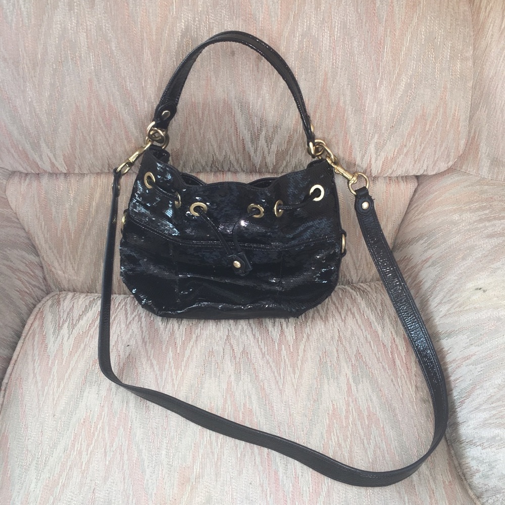 Coach Poppy sequin mini
